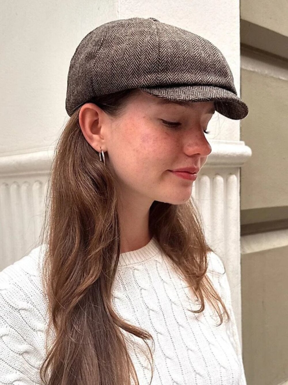 brandy melville newsboy hat Herrington